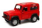 LAND ROVER DEFENDER METALOWE AUTO KOLEKCJONERSKIE WELLY 1:34 CZERWONY