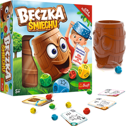 GRA PLANSZOWA BECZKA ŚMIECHU ZRĘCZNOŚCIOWA RODZINNA ZADANIA TREFL 01908