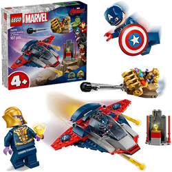 LEGO MARVEL SUPER HEROES KAPITAN AMERYKA KONTRA THANOS STATEK BOJOWY 76319