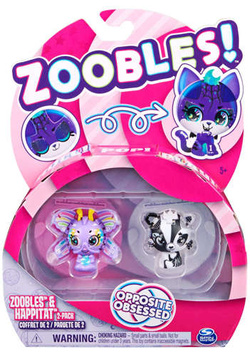 2W1 ZOOBLES FIGURKA TRAMSFORMUJĄCA ZWIERZĄTKA