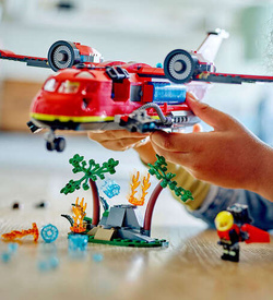 LEGO CITY STRAŻACKI SAMOLOT RATUNKOWY GAŚNICZY STRAŻ POŻARNA 478 EL. 60413