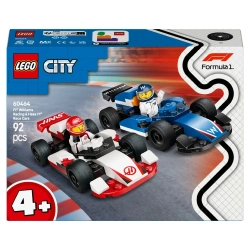 LEGO CITY FORMUŁA 1 BOLIDY WILLIAMS RACING I HAAS F1 WYŚCIGÓWKI AUTA 60464