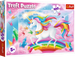 PUZZLE 100 EL. W KRYSZTAŁOWYM ŚWIECIE JEDNOROŻCÓW UKŁADANKA TREFL 16364
