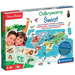 ODKRYWAMY ŚWIAT MAPA PUZZLE 124 ELEMENTY QUIZY CIEKAWOSTKI CLEMENTONI