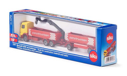 CIĘŻARÓWKA Z NACZEPAMI BUDOWLANYMI TIR 1:87 - SIKU