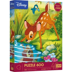 PUZZLE 600 ELEMENTÓW 40 LECIE TREFL - BAMBI DISNEY UKŁADANKA 37600
