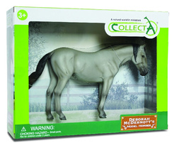 KOŃ KONIK KLACZ LUSITANO SZARA FIGURKA KOLEKCJONERSKA 1:12 COLLECTA DELUXE