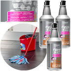 CLINEX FLORAL BLUSH UNIWERSALNY PŁYN DO PODŁÓG 1L BEZ SMUG - 3 szt.