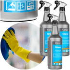 CLINEX GLASS PŁYN DO MYCIA SZYB SZKŁA LUSTER 1L ODTŁUSZCZA - 3 szt.