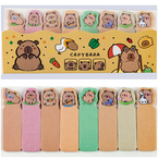 KARTECZKI SAMOPRZYLEPNE ZAKŁADKI INDEKSUJĄCE UROCZA KAPIBARA 50x14mm