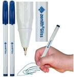 DŁUGOPIS TRÓJKĄTNY NIEBIESKI 0.5 ZENITH GLISS - lekko pisze - 2 szt.