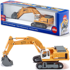 KOPARKA HYDRAULICZNA LIEBHERR NA GĄSIENICACH ŁYŻKA SIKU METALOWA 1:87