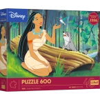 PUZZLE 600 ELEMENTÓW 40 LECIE TREFL - POCAHONTAS DISNEY UKŁADANKA 37605
