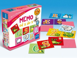 GRA EDUKACYJNA MEMO A DO Ż ALFABET PAMIĘĆ - GRANNA