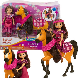FIGURKI MUSTANG DUCH WOLNOŚCI LALKA LUCKY + SPIRIT