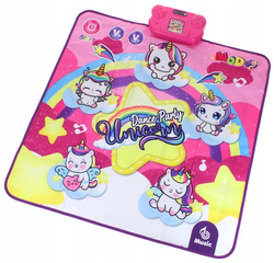 MATA DO TAŃCZENIA MUZYCZNA GRA TANECZNA ZRĘCZNOŚCIOWA JEDNOROŻCE KONIKI