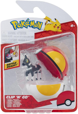 POKEMON CLIP N GO BLITZLE I FAST BALL FIGURKA KOLEKCJONERSKA POKEBALL