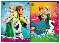 ZESZYT A5 32K KRATKA FROZEN KRAINA LODU - VERTE