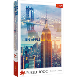 PUZZLE NOWY JORK O ŚWICIE NEW YORK 1000 EL - TREFL