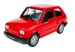 AUTO SAMOCHÓD FIAT 126P MALUCH METALOWY KOLEKCJONERSKI WELLY 1:21 CZERWONY