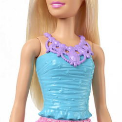 LALKA BARBIE DREAMTOPIA KSIĘŻNICZKA BLONDYNKA RÓŻOWA SPÓDNICA 30CM MATTEL
