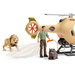 SCHLEICH WILD LIFE HELIKOPTER ŚMIGŁOWIEC DO RATOWANIA ZWIERZĄT FIGURKI