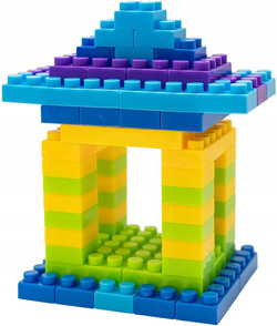 KLOCKI KONSTRUKCYJNE MAŁYCH GENIUSZY KOLOROWE BASIC 668 ELEMENTÓW ASKATO