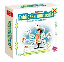 GRA PLANSZOWA EDUKACYJNA MATEMATYCZNA TABLICZKA MNOŻENIA - JAWA