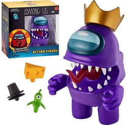 FIGURKA AMONG US FIOLETOWY IMPOSTOR 22CM + CZAPKI