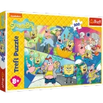 PUZZLE 300 ELEMENTÓW SPONGEBOB W BIKINI DOLNYM PATRYK UKŁADANKA 23038 TREFL