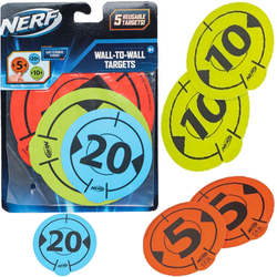 NERF TARCZE SAMOPRZYLEPNE CELE DO STRZELANIA 5 SZT