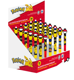 DŁUGOPIS WYMAZYWALNY POKEMON PIKACHU ŚCIERALNY ERGONOMICZNY 0.5mm NIEBIESKI