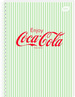 KOŁOZESZYT NOTES A6 80 KARTEK W KRATKĘ NA SPIRALI COCA COLA INTERDRUK