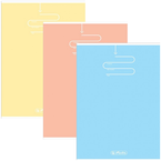 ZESZYT SZKOLNY B5 W KRATKĘ 96 KARTEK Z MARGINESEM PASTEL HERLITZ - 3 sztuki