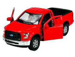 FORD F-150 REGULAR CAB 2015 CZERWONY METALOWY SAMOCHÓD KOLEKCJONERSKI WELLY