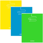 ZESZYT SZKOLNY B5 W KRATKĘ 96 KARTEK Z MARGINESEM NEON HERLITZ - 3 sztuki