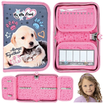 PIÓRNIK DWUKLAPKOWY SZKOLNY ST.MAJEWSKI MY LITTLE FRIEND KOTEK PIESEK