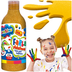 FARBA PLAKATOWA SZKOLNA BAMBINO 500 ml W BUTELCE MAJEWSKI ZŁOTA