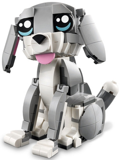 LEGO CREATOR 3w1 PSOTNY KOT KOTEK PIESEK GOŁĄB AKCESORIA 407 EL. 31163