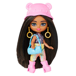 BARBIE LALKA MODOWA STYLOWA EXTRA FLY MIINIS W KAPELUSZU AKCESORIA MATTEL