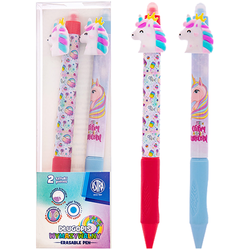 DŁUGOPIS WYMAZYWALNY ŚCIERALNY SZKOLNY 0.5MM UNICORN OOPS ASTRA