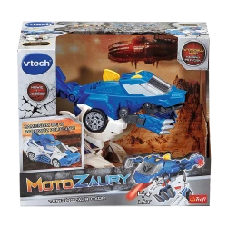 MOTOZAURY DINOZAUR TRANSFORMUJĄCY VTECH TERIZINOZAUR OXOR SAMOCHÓD POLICJA