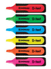 ZAKREŚLACZ MARKER DONAU D-TEXT FLUO CZERWONY