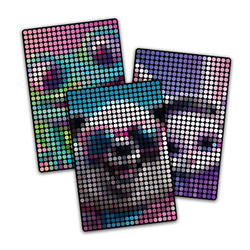 MAKE IT REAL ZESTAW KREATYWNY DO KROPKOWANIA PO NUMERACH KRÓLIK ŻABA PANDA