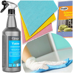 CLINEX TABLE DO MYCIA BLATÓW I URZĄDZEŃ KUCHENNYCH STOŁÓW + ŚCIERECZKI