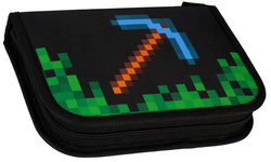 PIÓRNIK DWUKLAPKOWY Z WYPOSAŻENIEM GRA PIXELE DLA FANA MINECRAFTA STARPAK