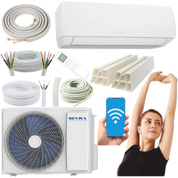 KLIMATYZATOR ŚCIENNY SEVRA J-SMART 3,6 kW ZESTAW DO MONTAŻU BALKONOWY 3MB