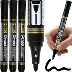 MARKER PISAK FLAMASTER PERMANENTNY OKRĄGŁY PENTEL N850 CZARNY - 3 szt.