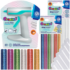 PISTOLET DO KLEJU NA GORĄCO PODSTAWKA + KLEJ PRZEZROCZYSTY BROKATOWY ASTRA