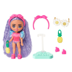 BARBIE LALKA MODOWA STYLOWA EXTRA FLY MIINIS STRÓJ PLAŻOWY AKCESORIA MATTEL